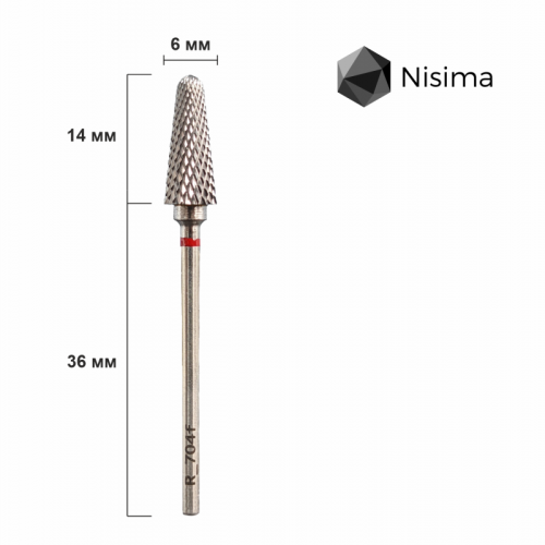 Hard alloy drill bit Nisima L_704fK