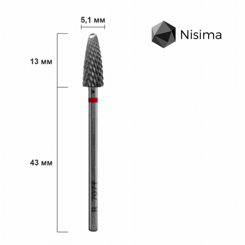 Hard alloy drill bit Nisima L_707fK