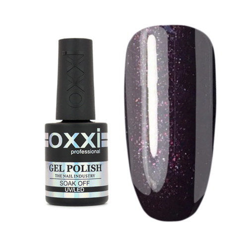 Gel Polish OXXI Professional No. 078 (dark brown, microshine) 10 ml.