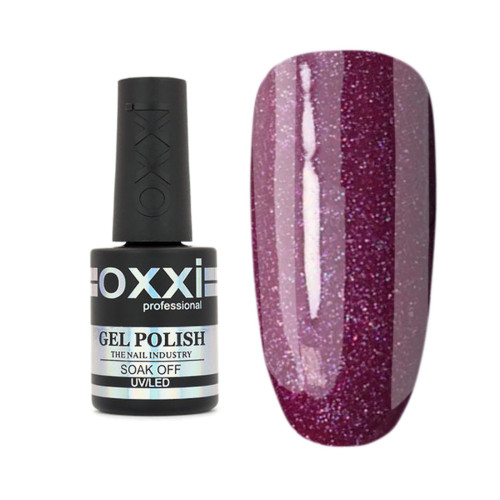 Gel Polish OXXI Professional No. 090 (dark pink with very small sparkles) 10 ml.