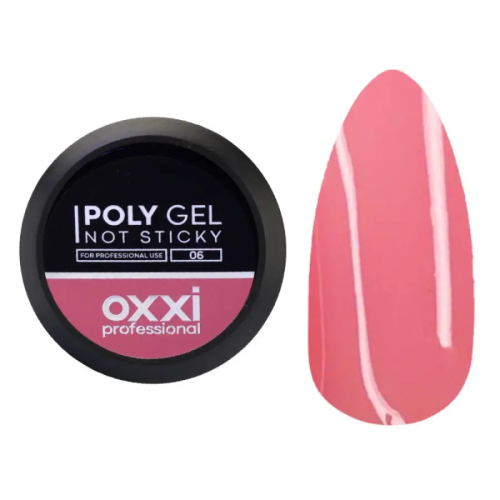 Poly Gel Not Sticky No. 06 30 ml. ( jar ) OXXI Professional