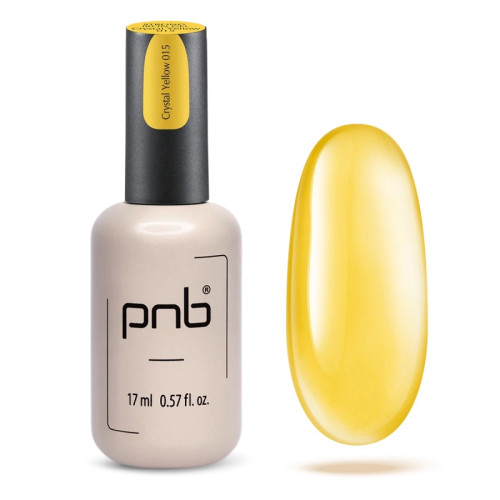 015 UV/LED Strong iron gel PNB, Сrystal Yellow 17 ml.
