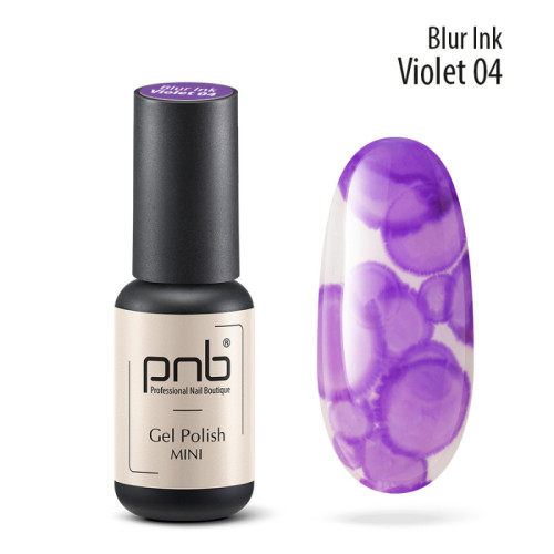 Aqua-ink for nail design PNB 04 / Blur ink Violet/violet 4 ml