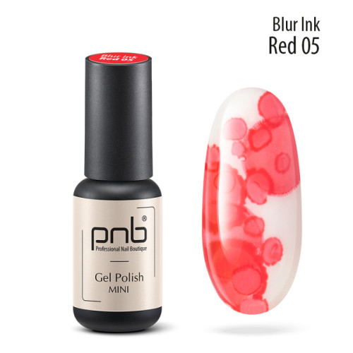 Aqua ink for nail design PNB 05/ Blur ink Red 4 ml