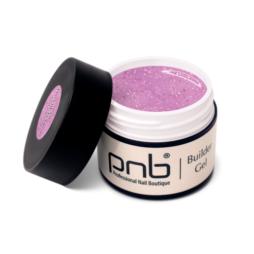 UV/LED Builder Gel PNB, 022 Sparkle Blush, 15 ml.