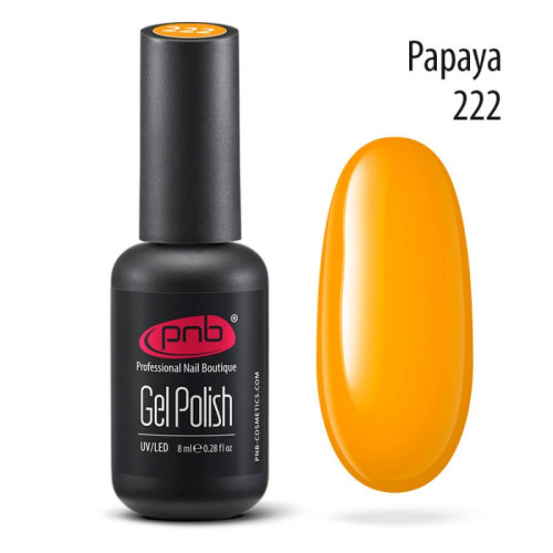 Gel nail polish PNB 222, 8 ml.