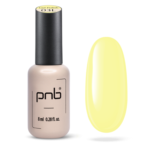 Гель-лак PNB Citrone 03L/Gel nail polish PNB Citrone 03L (limited edition), 8 мл.
