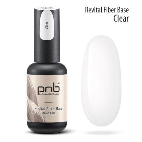 Revital Fiber Base PNB, Clear, HEMA Free, 8 ml.