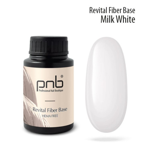Revital Fiber Base PNB, Milk White, HEMA Free, 30 ml.