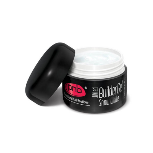 UV/LED Builder Gel PNB, Snow White, 5 ml. 