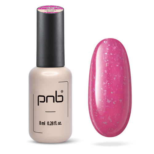UV/LED Camouflage Base Glitter Rose PNB, 8 ml.