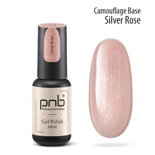 UV/LED Camouflage Base PNB Silver Rose , 4 ml.