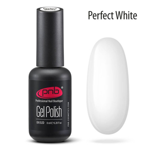 UV/LED Gel Polish PNB Perfect White 8 ml. 