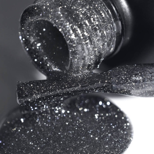 UV/LED Gel Polish SHOCK EFFECT 09 Crystal Black PNB 8 ml.
