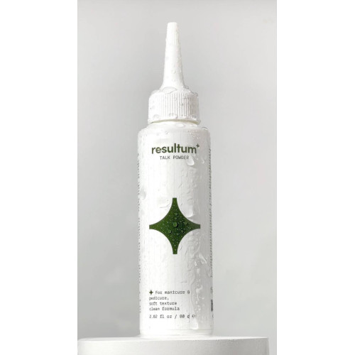 Resultum Talc Powder – профессиональный косметический тальк для маникюра и педикюра, 80 г
