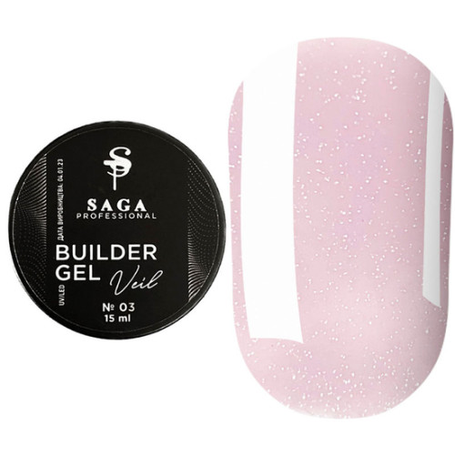 SAGA Builder Gel Veil 15 ml No. 03