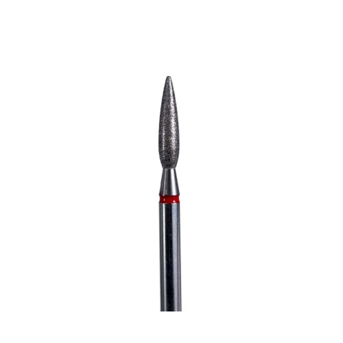 SAGA Nail Drill Bit Flame (red, extended) 010