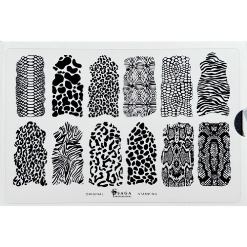 SAGA Professional Stamping plate No. 04 "Skin"