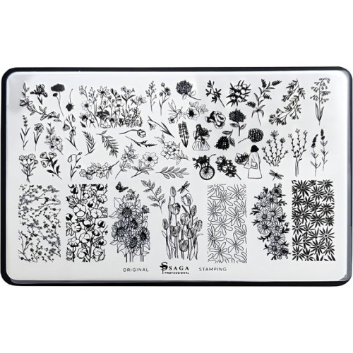 SAGA Пластина для Стемпінгу №07Summer