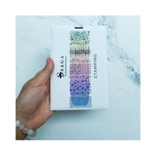 SAGA Пластина для Стемпінгу №10 Fantasy