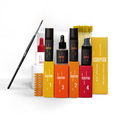 Set for lamination of eyebrows "FLEXI LINE BROW SET", SCULPTOR