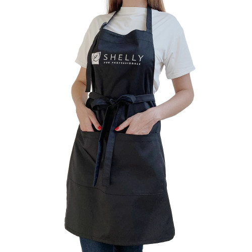 Branded apron (black) Shelly