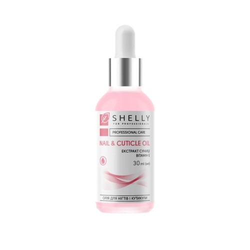 Nail and cuticle oil with strawberry extract and vitamin E Shelly 30 ml