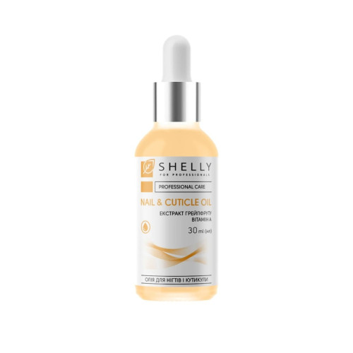 Oil for nails and cuticles with grapefruit extract and vitamin A Shelly 30 ml
