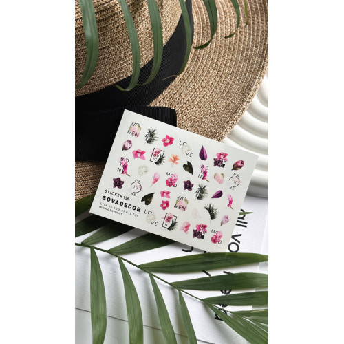 Nail Sticker 136 SOVADECOR
