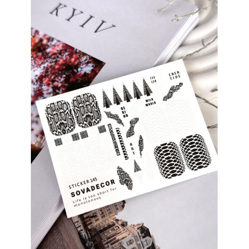 Nail Sticker 145 SOVADECOR