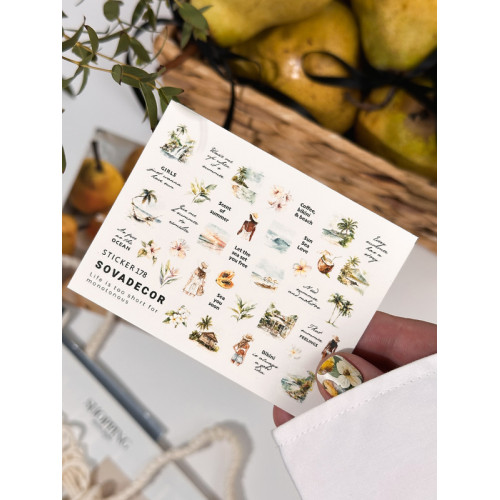 Nail Sticker 178 SOVADECOR