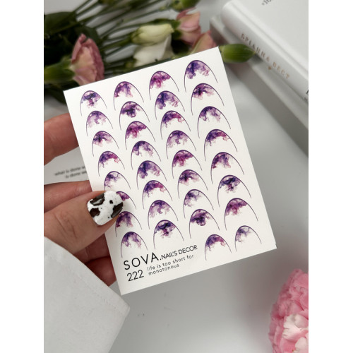 Nail Sticker 222 SOVADECOR