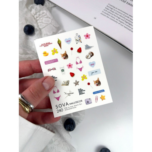 Nail Sticker 240 SOVADECOR