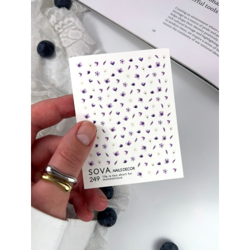 Nail Sticker 249 SOVADECOR