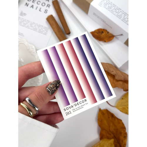 Nail Sticker 261 SOVADECOR
