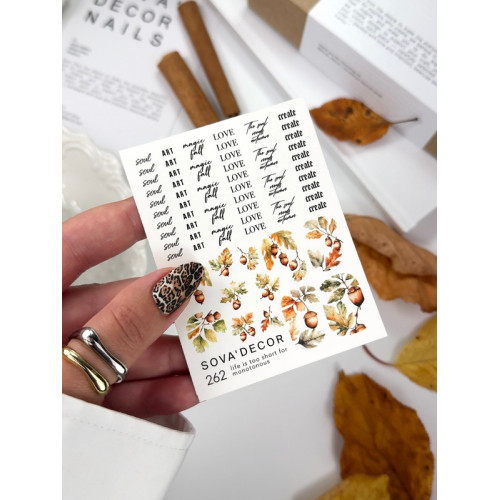 Nail Sticker 262 SOVADECOR