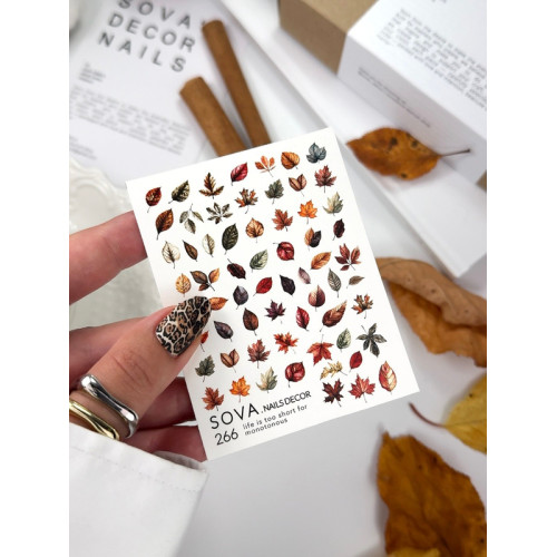 Nail Sticker 266 SOVADECOR