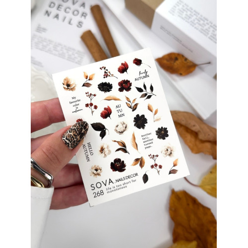 Nail Sticker 268 SOVADECOR