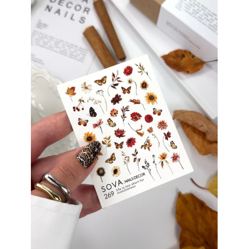 Nail Sticker 269 SOVADECOR