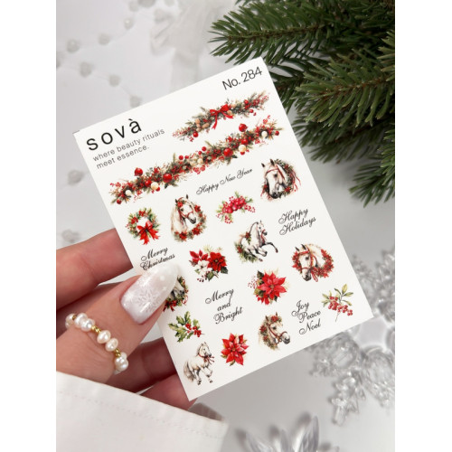 Nail Sticker 284 SOVADECOR