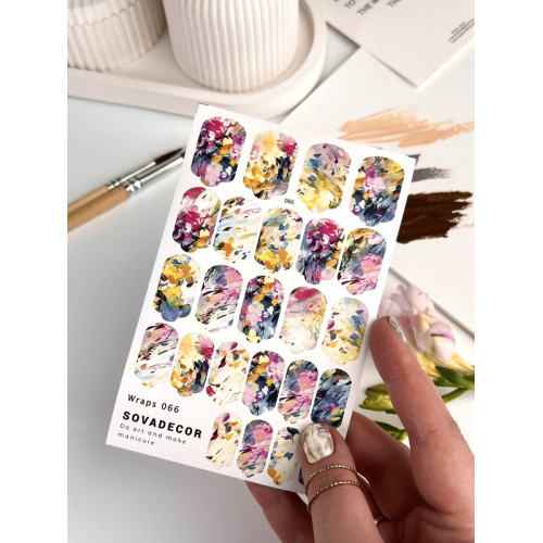 Wraps for manicure 066 SOVADECOR