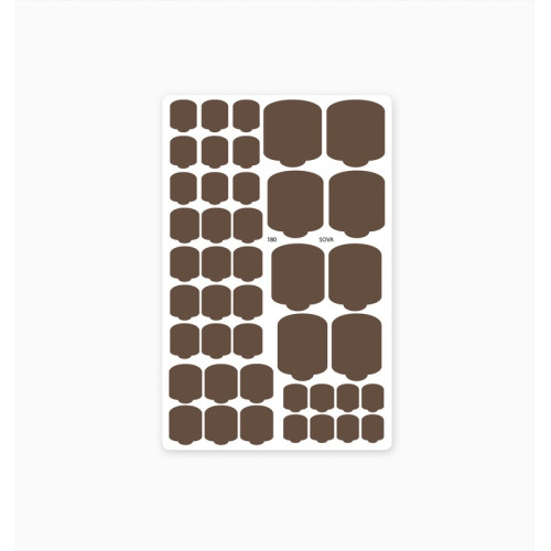 Wraps for manicure 180 SOVADECOR