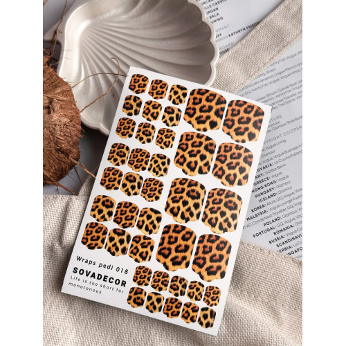 Wraps for pedicure 018 SOVADECOR