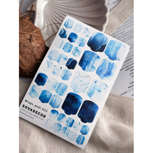Wraps for pedicure 022 SOVADECOR