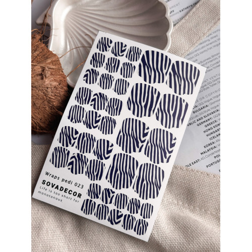 Wraps for pedicure 023 SOVADECOR