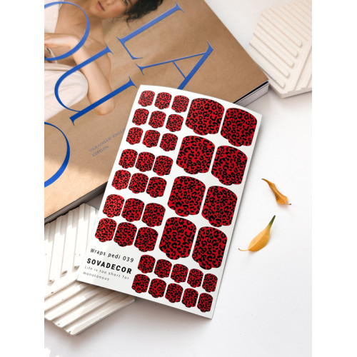 Wraps for pedicure 039 SOVADECOR