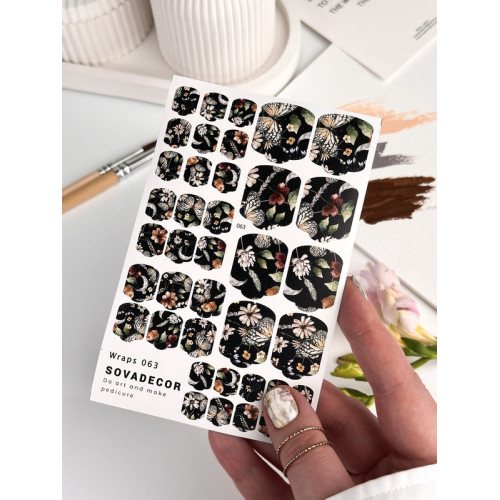 Wraps for pedicure 063 SOVADECOR