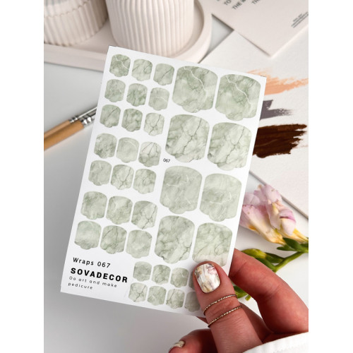 Wraps for pedicure 067 SOVADECOR