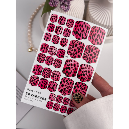 Wraps for pedicure 069 SOVADECOR