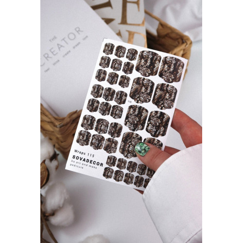 Wraps for pedicure 115 SOVADECOR